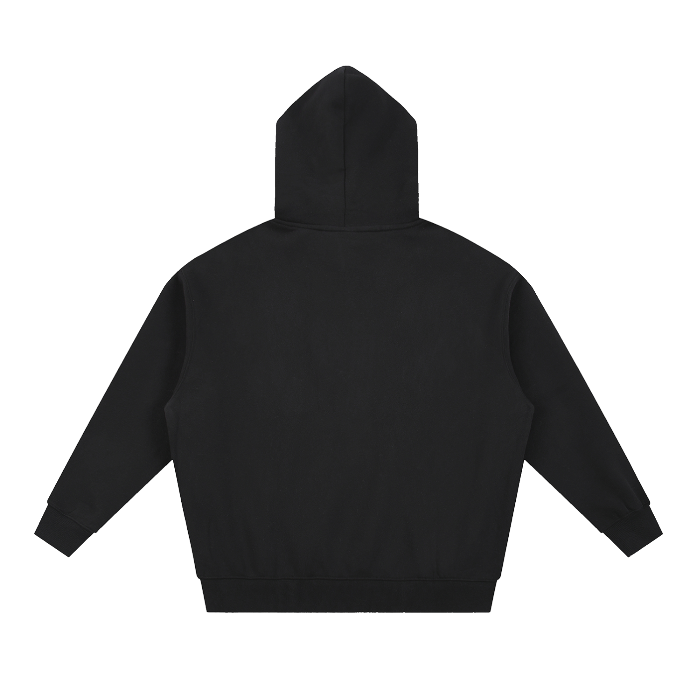 350 GSM Lunar zip-up - Black
