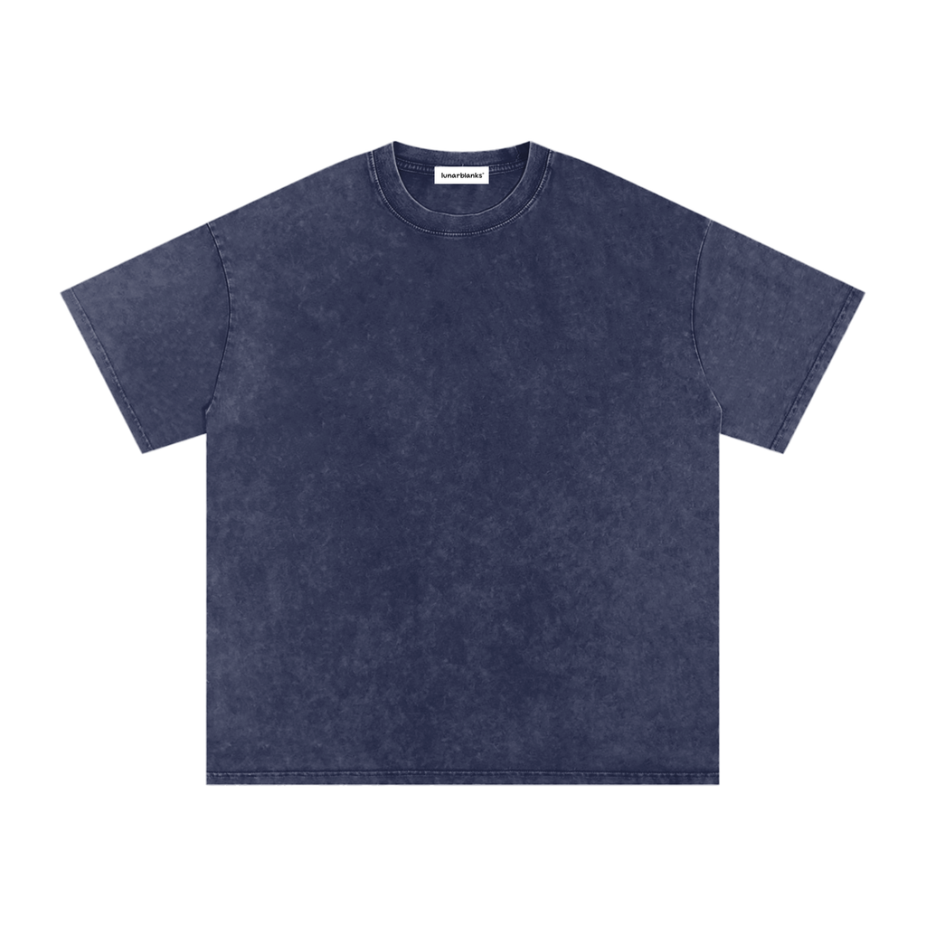 Snow Washed tee - Royal Blue
