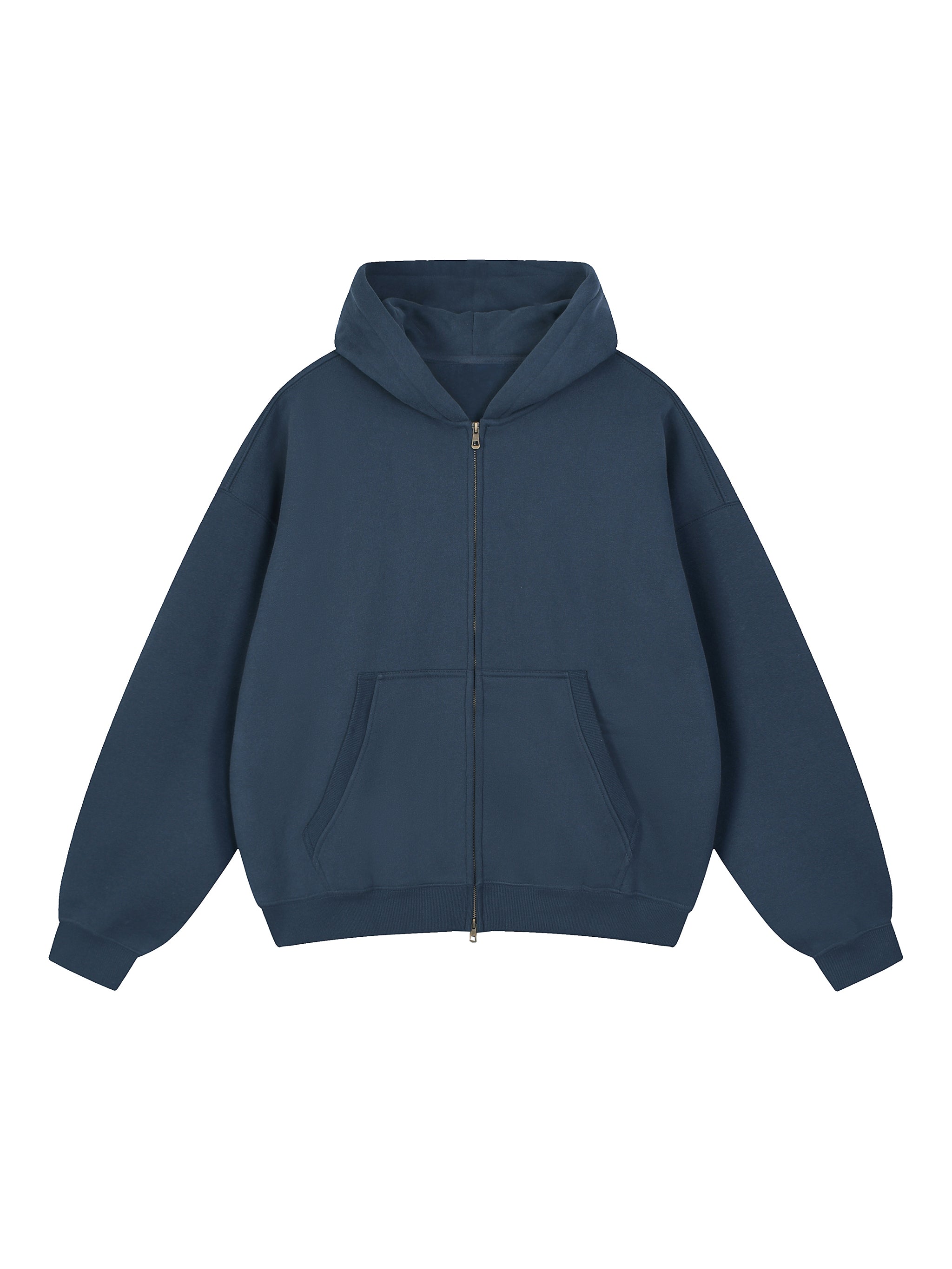 350 GSM Lunar zip-up - Navy