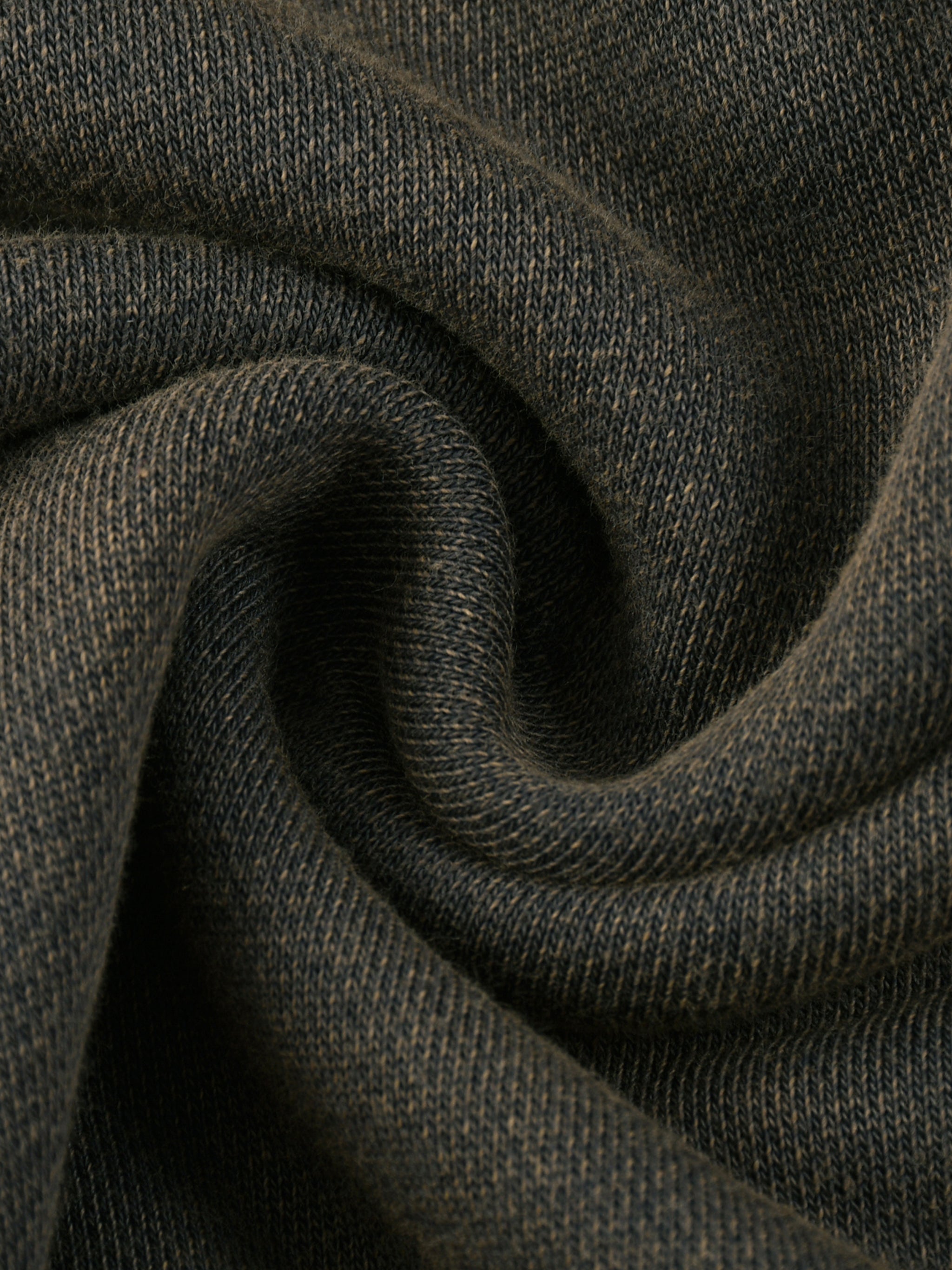 Washed Frayed-Hem Hoodie - Gray